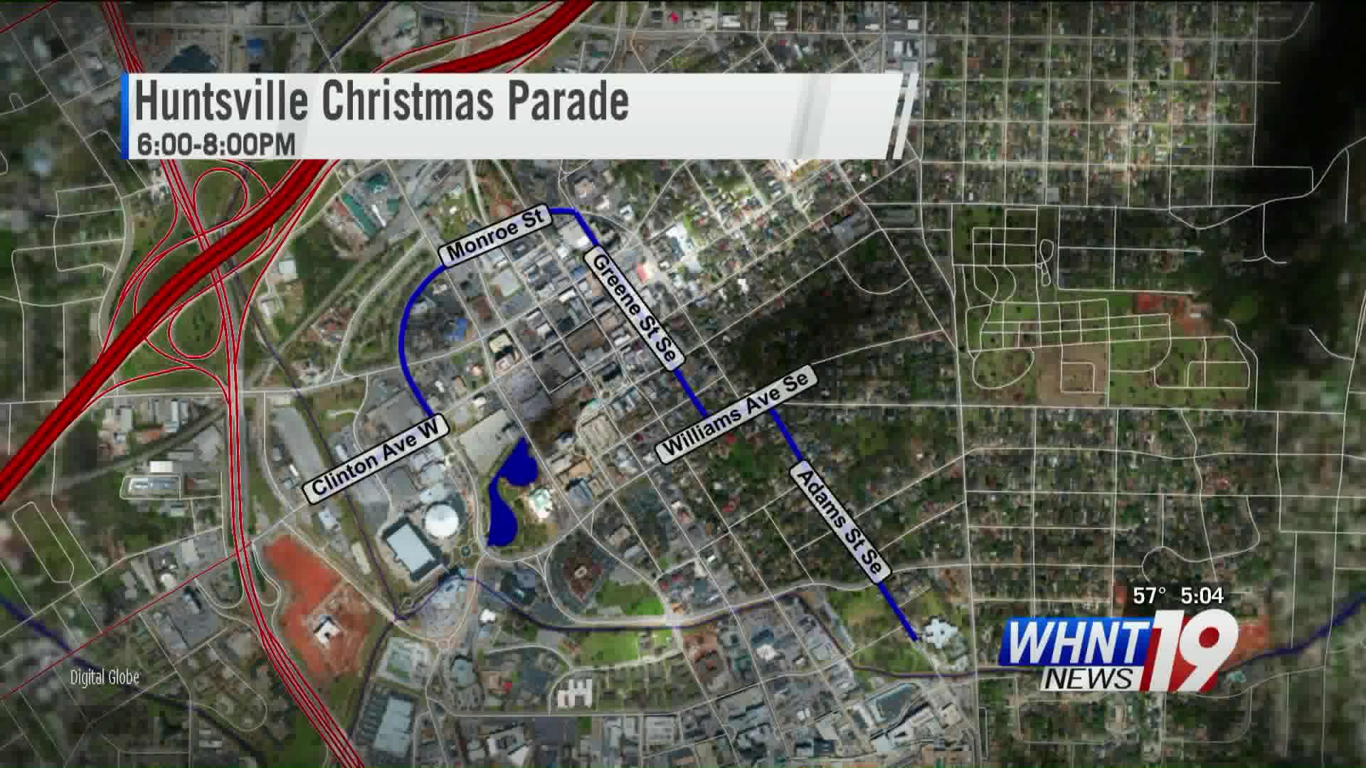 Happening tonight Huntsville Christmas Parade