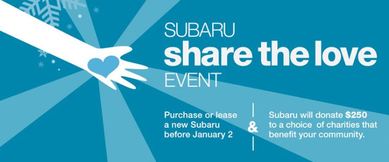 Subaru's Share the Love event