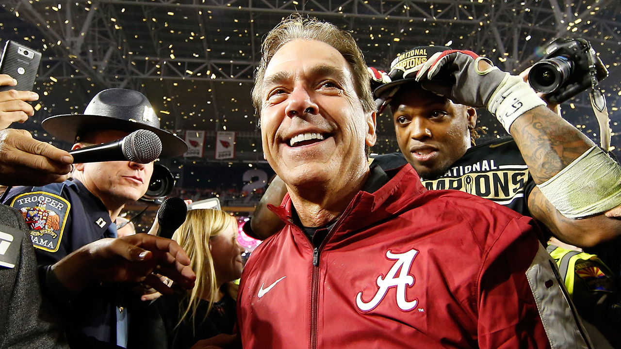 Nick Saban is gunning for his seventh win in 10 tries against Auburn as Alabama's coach.