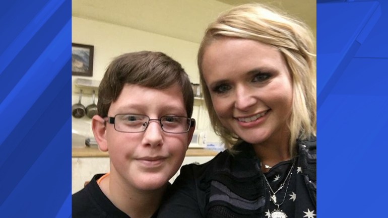Miranda Lambert and fan Ethan Keeton (Photo: Blake Williams)