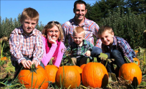 The Campe family, from left, Riley, Shannon, Brian, Cooper and Gunner (Photo courtesy Shannon Campe)