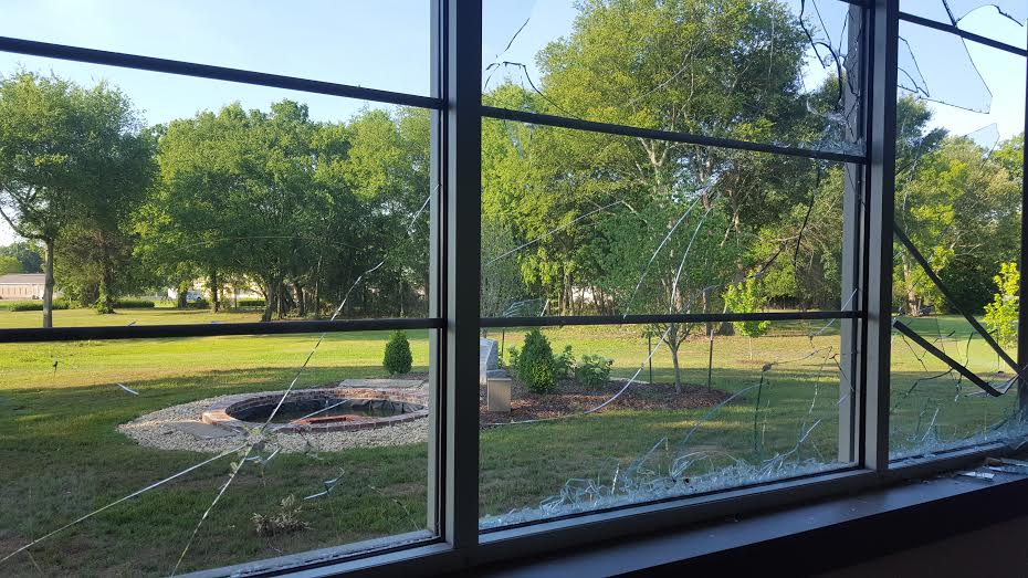 Pincham-Lincoln Community Center damaged, three arrested in the case (Image: Athens Police Department)