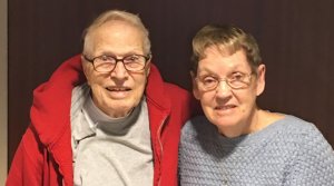 Recent photo of Ken and Tempie Thompson at Tut Fann Veterans Home