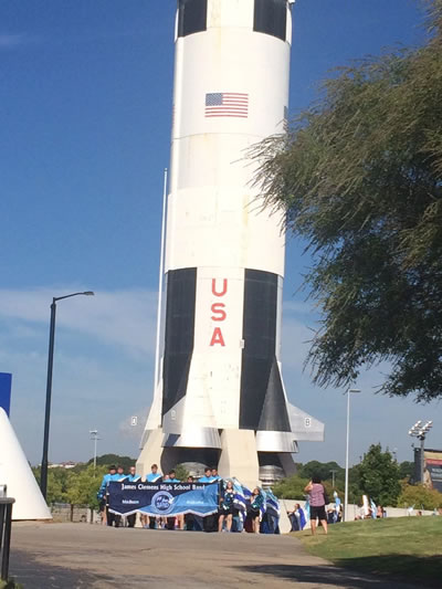 JCHS Jets band at the US Space and Rocket Center