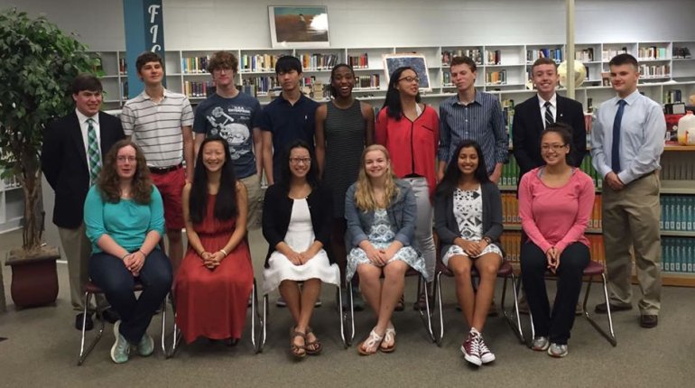 Grissom High School's National Merit Semifinalists from the Class of 2017. (Photo: Grissom High School PTSA/Facebook)