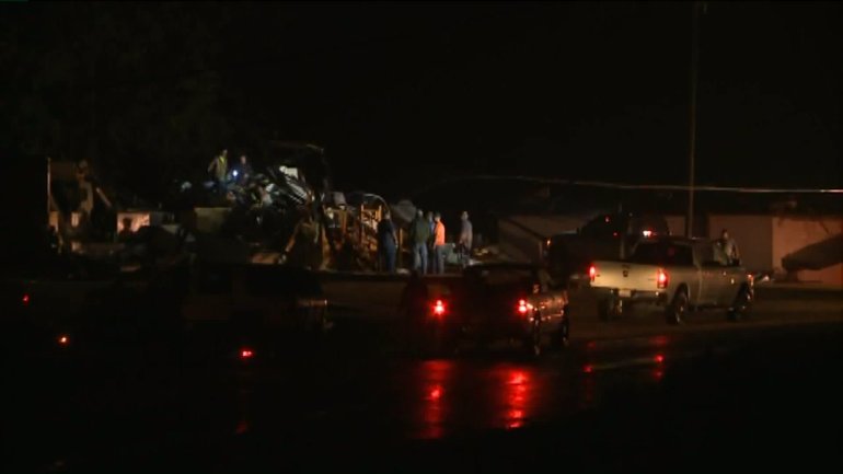 Mobile home destroyed after storms hit Colbert County Tuesday