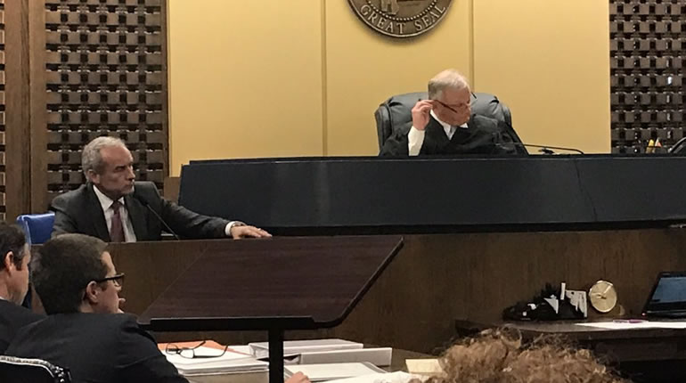 Dr. Casey Wardynski, former superintendent of Huntsville City Schools, testifies in court on Nov. 1. (Shane Hays/WHNT News 19)