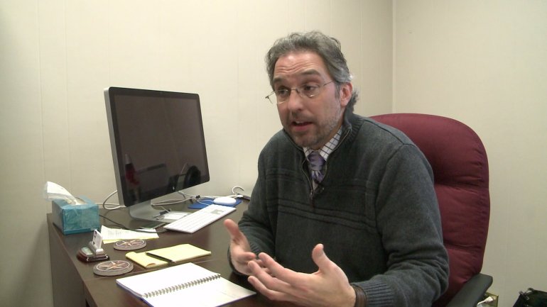 Butler Cain is Chair of the Communications Department at the University of North Alabama. (Photo: Carter Watkins/WHNT News 19)