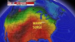 warm surge early next week