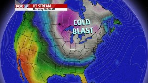 3rd surge of cold over the next 10 days cold be the strongest by next Wednesday