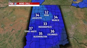 Wind chill Thursday 4 PM