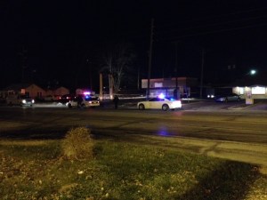 Mike Davis/Fox59 Fatal shooting near Club Silhouette in the 6700 block of E. 38th St.