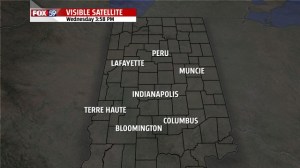 Visible satellite Wednesday afternoon