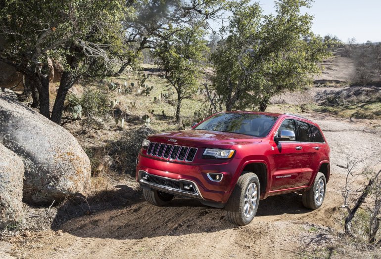 Fiat Chrysler called the owners of 65 Jeep Grand Cherokee and Dodge Durango SUVs to tell them to stop driving their vehicles. Fiat Chrysler said Sunday, June 28, 2015, that an error in the assembly process earlier this month could cause a component in those vehicles to break, leaving the driver with "rear-end instability and/or reduced braking power," according to a press release. FILE -- A 2015 Jeep Grand Cherokee is shown in this publicity photo from Fiat Chrysler Automobiles.