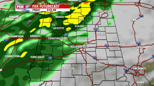 RPM forecast 8am Friday clouds and precipitation