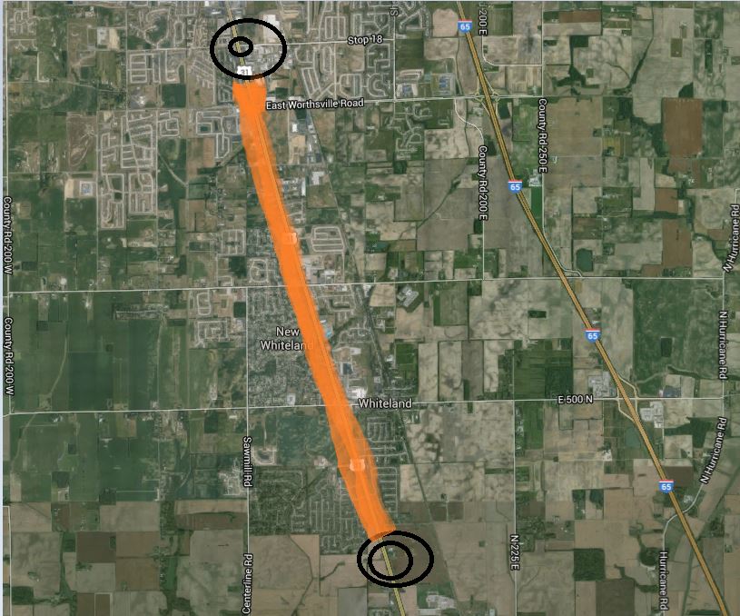U.S. 31 construction in Johnson County