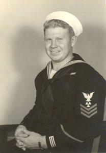 Photo of Ernest Thompson from his time in the service