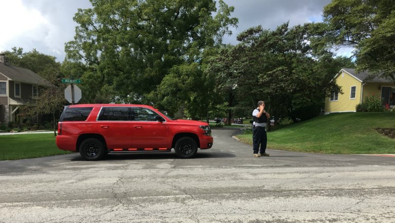 Picture of scene in Zionsville where shooting occurred on September 28, 2016.
