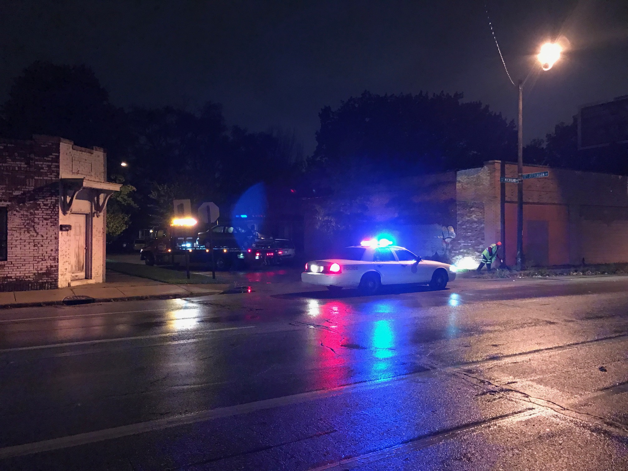 accident at Michigan and Jefferson