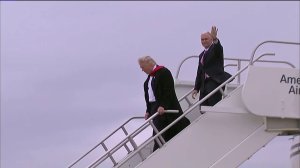 Trump and Pence arrive in Indiana to speak with Carrier on Dec. 1