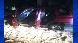 Vehicle that Aaron Blackwell was found in (Photo courtesy of FOX2).