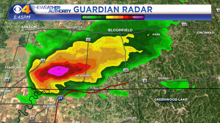 WTTV Bloomfield Radar