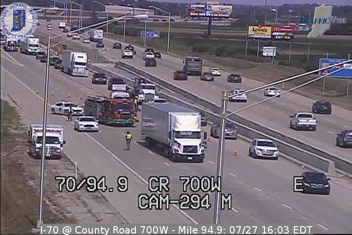 Photo from INDOT camera