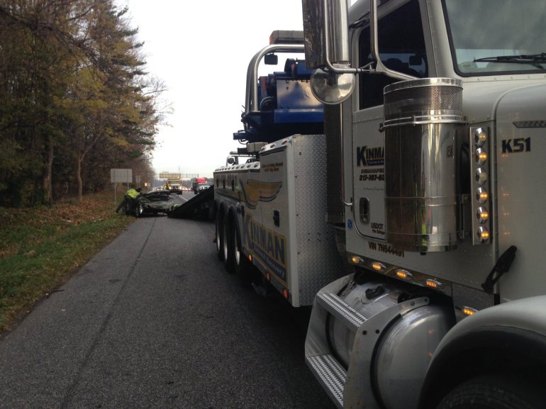 Picture from crash on November 14, 2016
