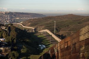 View of the border line between Mexico and the US in Tijuana, northwestern Mexico on January 25, 2017. US President Donald Trump will take a first step toward fulfilling his pledge to "build a wall" on the Mexican border Wednesday, as he rolls out a series of immigration-related decrees. / AFP / GUILLERMO ARIAS (Photo credit should read GUILLERMO ARIAS/AFP/Getty Images)