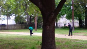 This still, released by the family of Walter Scott, appears to show North Charleston, South Carolina police officer Michael Slager shooting Scott in the back as he ran away from the officer. The incident took place Saturday, April 4, 2015.
