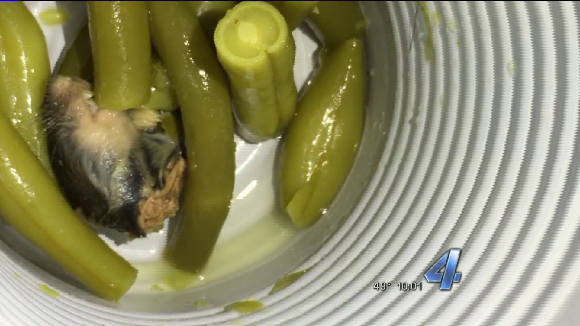 Oklahoma family found dead mouse in can of green beans