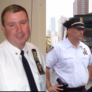 Inspector Scott Shanley, commanding officer of the NYPD Critical Response command and 35-year veteran of the NYPD and Lieutenant Andrew Childs, of the NYPD Critical Response Command and 14-year veteran of the NYPD.