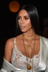 Kim Kardashian attends the Givenchy show as part of the Paris Fashion Week Womenswear Spring/Summer 2017 on October 2, 2016 in Paris, France. (Photo by Pascal Le Segretain/Getty Images)