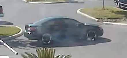 San Antonio police released this image of the suspect's car.