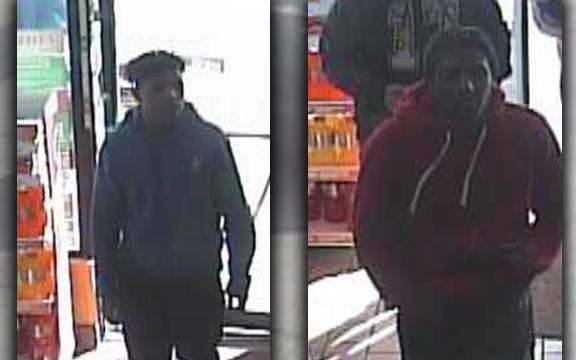 Police trying to identify these two men who were seen with a homicide victim shortly before his death