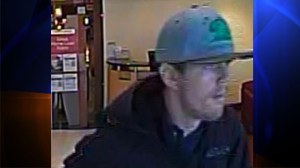 The FBI released this photo of a robber, believed to be the Cal Bear Bandit, who hit a Bank of America in Costa Mesa on Sept. 8, 2014. 