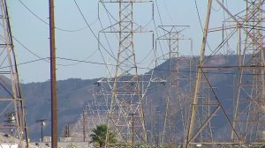 Power lines are seen in this file photo. (Credit: KTLA)