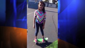 A family friend provided this photo of Ximena Meza, 9, who was shot and killed while playing in her Anaheim home's front yard on Oct. 22, 2014. 