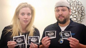 Ashley and Tyson Gardners started a Facebook page after people started sharing pictures from the ultrasound all over the Internet. (Courtesy of Alicia Hallock)