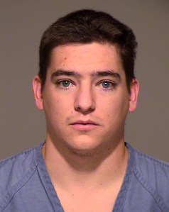 Kevin Hogrefe is seen in a booking photo.