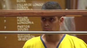 David Martinez appears in a courtroom at the Foltz Criminal Justice Center on Oct. 30, 2014. (Credit: KTLA)