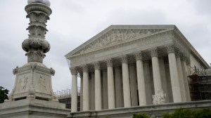 The U.S. Supreme Court is seen in Washington, DC, June 18, 2012. (Credit: SAUL LOEB/AFP/GettyImages)