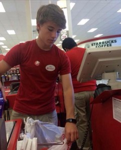 Instagram user @auscalum re-posted this tweeted photo of "Alex from Target" on Nov. 2, 2014, prompting a social media spiral. 