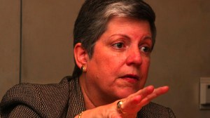 UC President Janet Napolitano is seeking tuition increases over the next five years but says they could be reduced with state help. (Credit: Genaro Molina / Los Angeles Times)