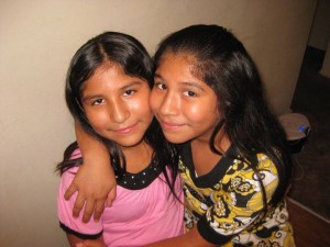 A Facebook page posted this photo of Lexi Perez Huerta and Lexandra Perez, twin sisters who were killed by a hit-and-run driver on Oct. 31, 2014. The post did not indicate which twin was which.  