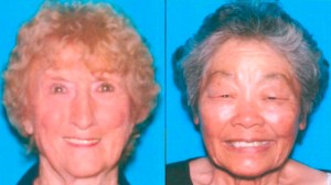 81-year-old Mary Wilson , left, and 87-year-old Saeko Matsumura are shown in DMV photos.