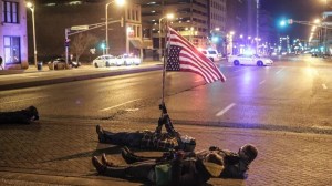 St. Louis, MO Protestors march in St. Louis in support of Eric Garner in Dec. 3, 2014. (Credit: Lawrence Bryant/  St. Louis American)