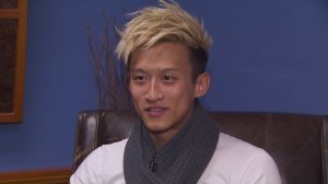 In an interview at KTLA on Dec. 23, 2014, Josh Paler Lin said finding Thomas represented discovering the "perfect person" and "perfect timing." (Credit: KTLA)