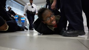 At least 20 people were arrested at the Mall of America on Dec. 20, 2014. (Credit: Adam Bettcher/Getty Images)