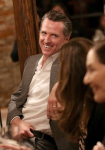 Lt. Gov. Gavin Newsom attends a VIP reception hosted by Maria Shriver during Best Buddies Hearst Castle Challenge at Tehama Golf Club on Sept. 5, 2014 in Carmel, California. (Credit: Mark Davis/Getty Images)